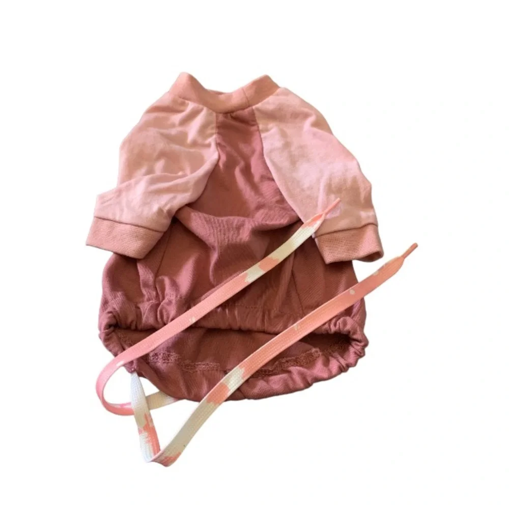 Pre-Owned Top Paw Namaste Dog Shirt Color: Pink | Size: XS